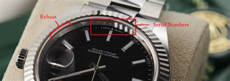 rahaut scritte rolex|rolex rehaut serial number.